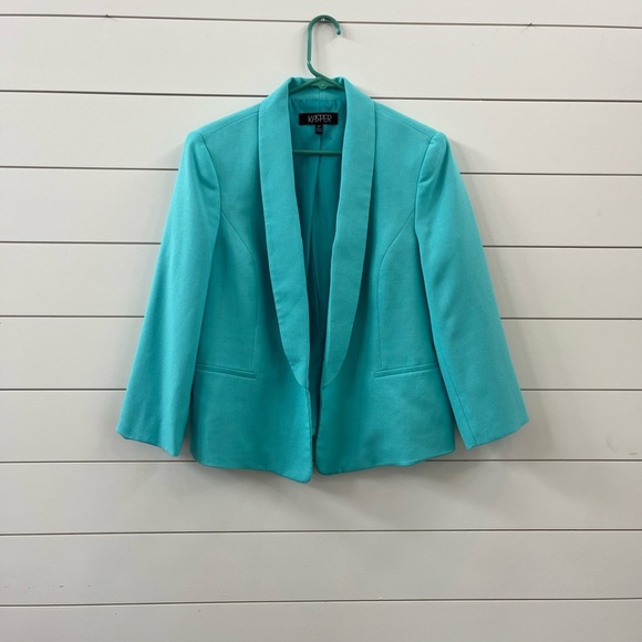 Kasper Blue/Teal Blazer with Structured Design - Picture 1 of 4
